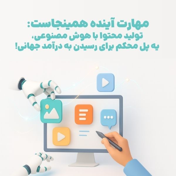 تولید محتوا با هوش مصنوعی